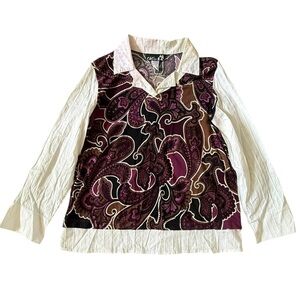 CSC Studio Made in USA Paisley Blouse - Size M